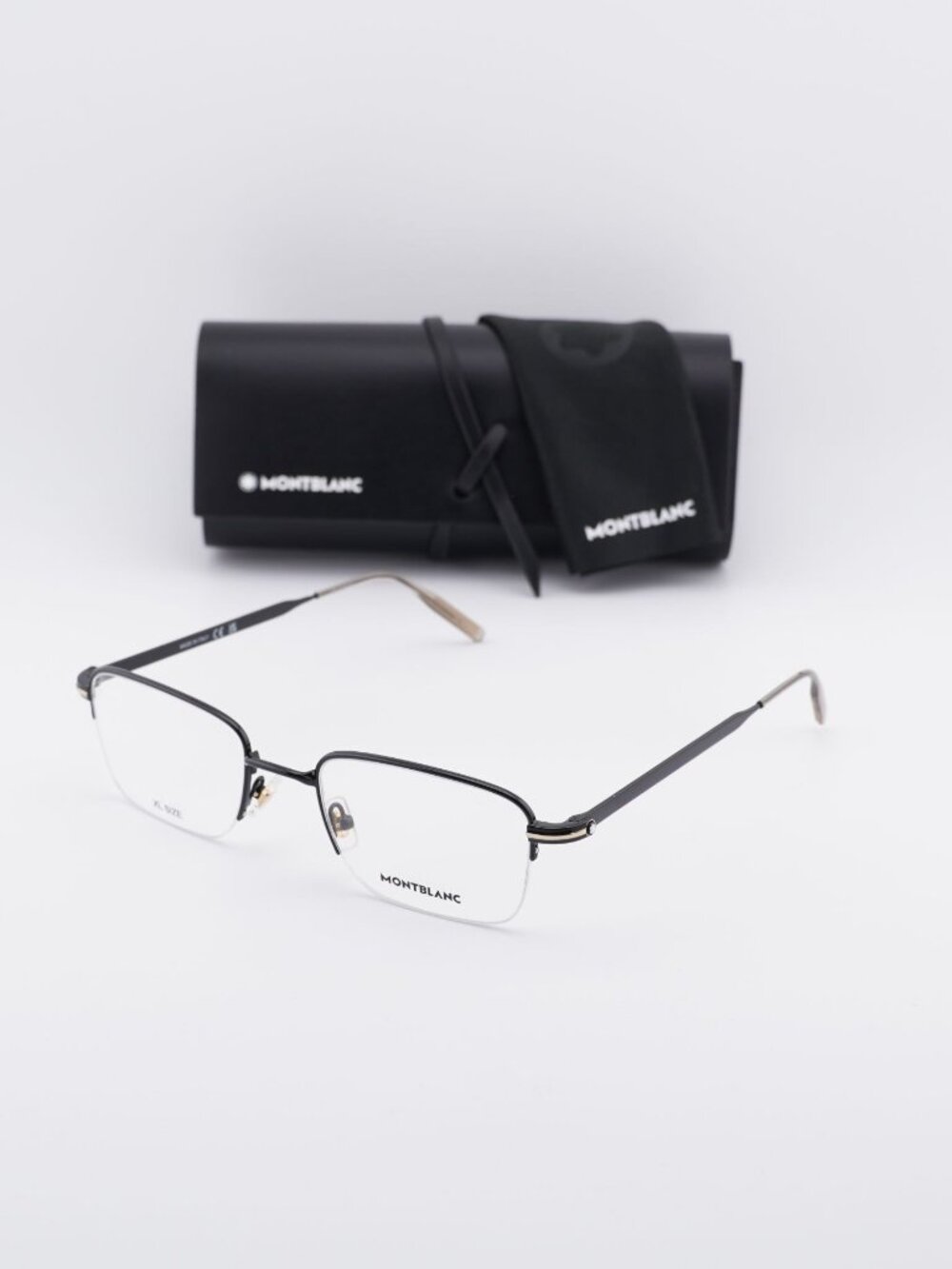 Montblanc MB0237O 004 Rectangle Eyeglasses 54mm – Black